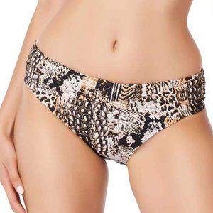 NWT Bleu Rod Beattie Walk on The Wild Side Snake Sarong Bikini Bottom Sz 14